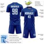Soccer Geometric Sports Blue Custom Royal Shape White-Light Sublimation Uniform Jersey Soccer Geometric Sports Blue Custom Royal Shape White-Light Sublimation Uniform Jersey