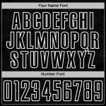 White Sports Jersey Uniform Sublimation Soccer Shape Custom Geometric Black White Sports Jersey Uniform Sublimation Soccer Shape Custom Geometric Black