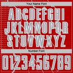 Lightning Soccer Sports Jersey Sublimation Gray-White Custom Red Uniform Lightning Soccer Sports Jersey Sublimation Gray-White Custom Red Uniform