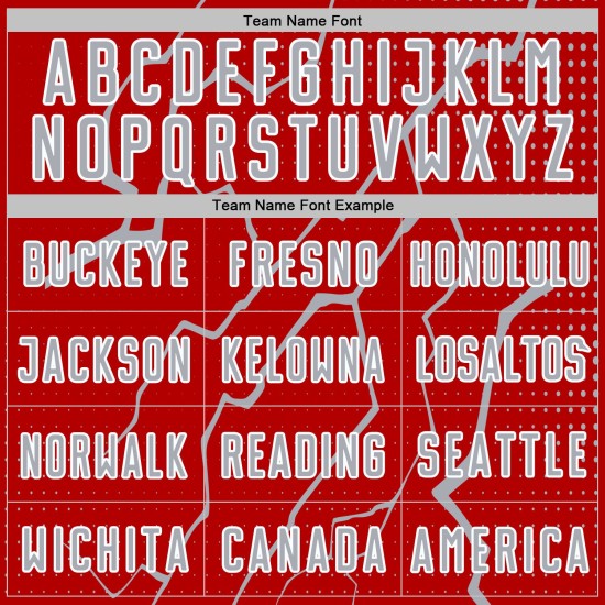 Lightning Soccer Sports Jersey Sublimation Gray-White Custom Red Uniform Lightning Soccer Sports Jersey Sublimation Gray-White Custom Red Uniform